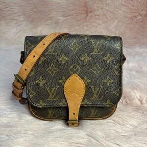 🟥 SOLD! Louis Vuitton Cartouchiere PM Mini Monogram Crossbody Bag